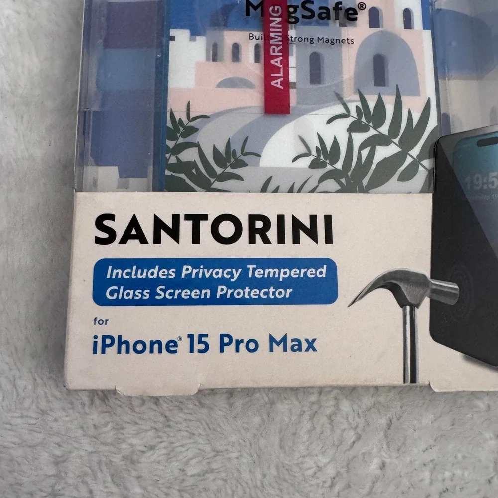 MVMT Santorini for iPhone‎ 15 Pro Max MagSafe Case Privacy Screen Protector NIP